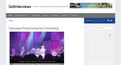 Desktop Screenshot of gotinterviews.com
